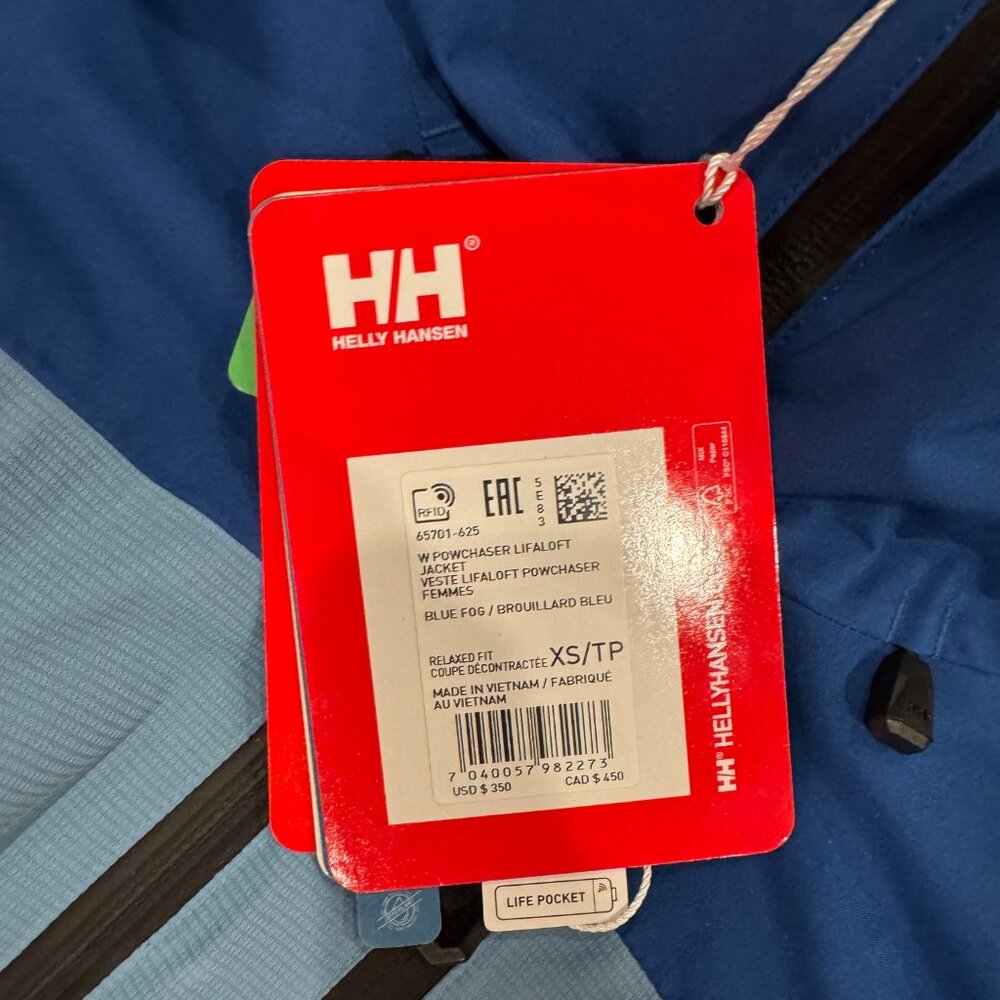 NWT Helly Hansen Powchaser Lifaloft Insulated Jacket size XS - Picture 7 of 9